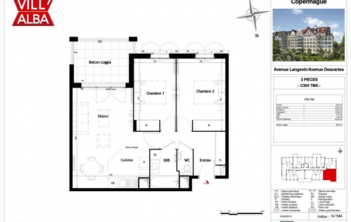 ALCYON PATRIMOINE : Appartement | LE PLESSIS-ROBINSON (92350) | 60 m2 | 379 000 € 